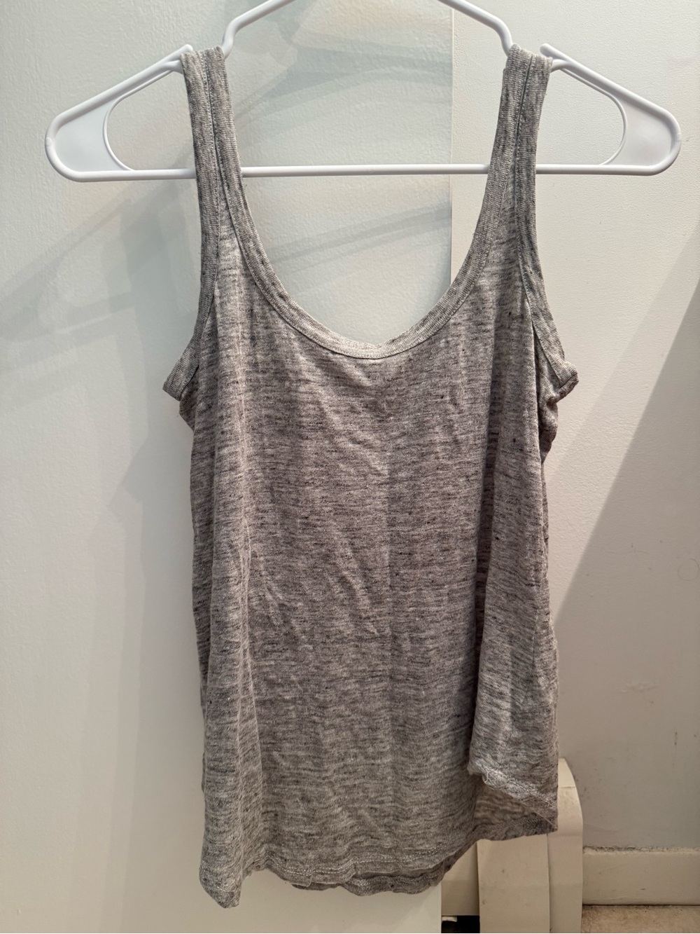 Chaser Gray Scoop Neck Tank Top